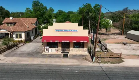 Storefront with LED Sign