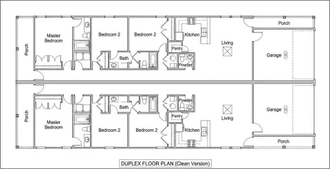 New Duplex Under Construction