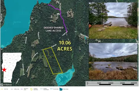 Waterfront Land in Hubbardton, VT