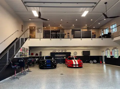 Three-Story End-Unit Parking Garage