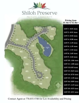 Land in Shiloh Preserve