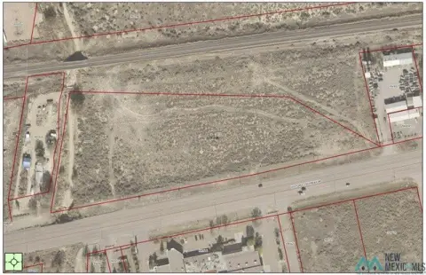 Fenced Commercial Land Parcel