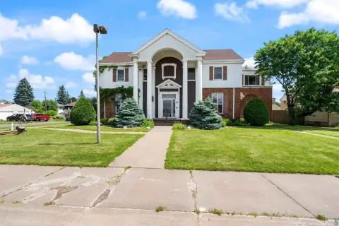 Duplex with Four Attached Garages