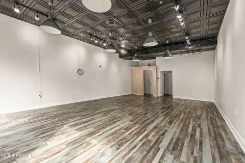 Retail Space with Door Sign