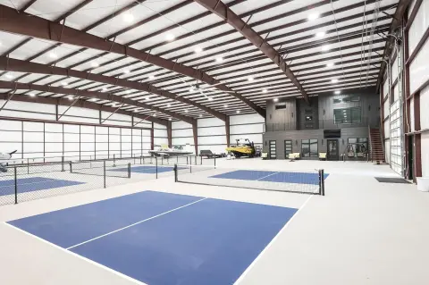 Custom Aviation Hangar with Living Quarters