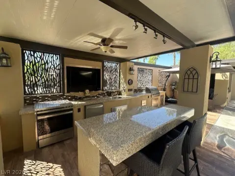 RV Resort Site with Outdoor Kitchen
