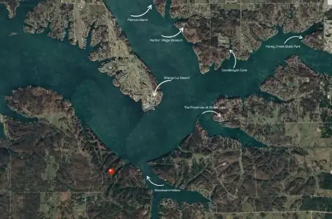 Land Near Lake and Hollow