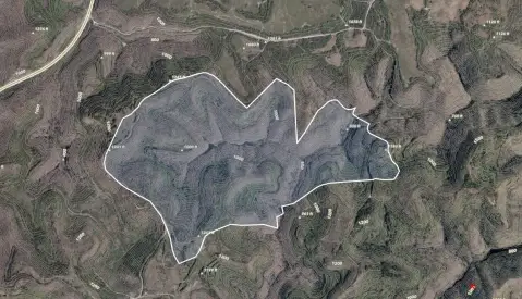 Mountain Land with Creek