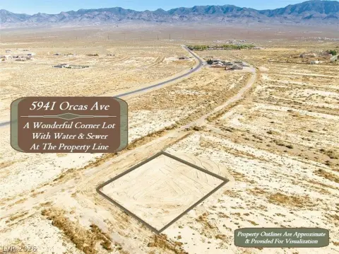 Pahrump Land with Utilities Ready