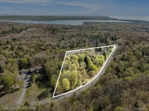 Land Near Lake Michigan Shoreline