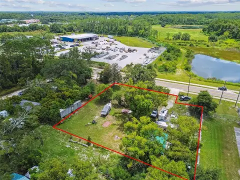 Spacious Land with Storage Building