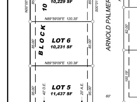 Golf Course Lot Ready to Build
