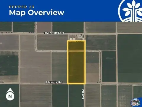 Farmland with Concrete Canals