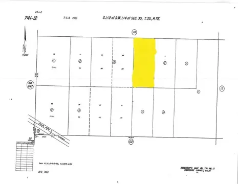 Secluded Land in Thousand Palms