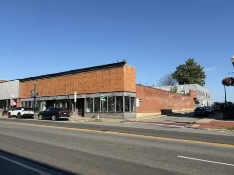 Brick Storefront With Basement
