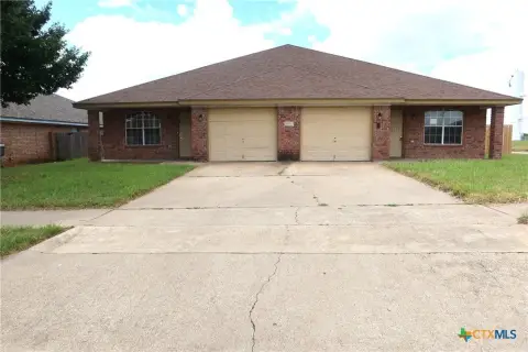 Corner-Lot Duplex with Garages