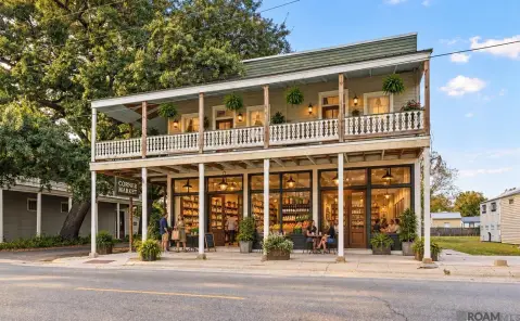Two-Story Storefront with Balcony