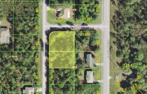 Punta Gorda Double Corner Lot