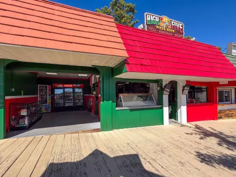 Restaurant Space with Service Windows