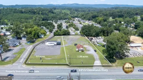 Fenced Commercial Land with Offices