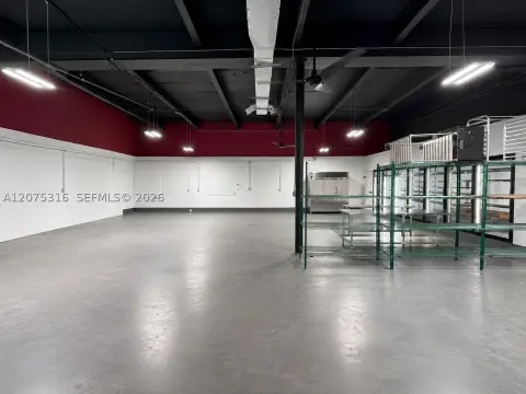 Commercial Kitchen with Walk-In Cooler