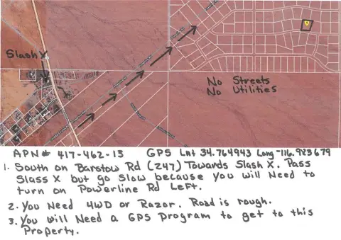 Barstow Land Near Power Line