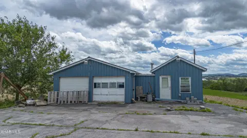 Garage with Attached Office