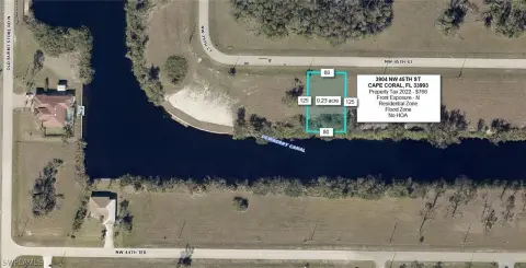 Cape Coral Freshwater Canal Lot