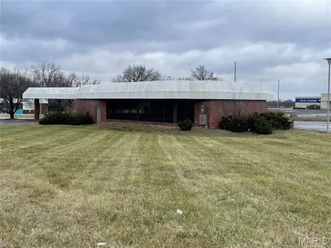 Brick Bank Building with Drive-Through