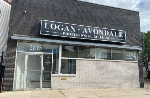 Mixed-Use Building Near Blue Line