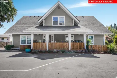 Four-Unit Quadplex with Covered Porch