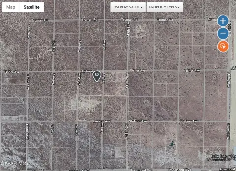 Rosamond Land Near Freeway