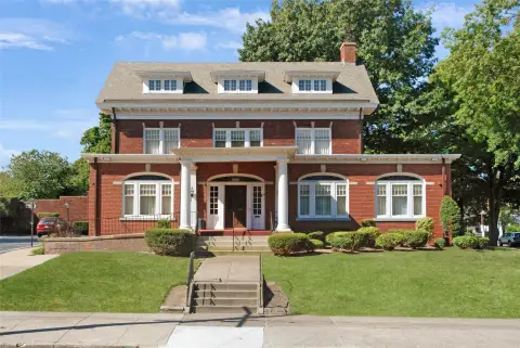Brick Office Building with Parking