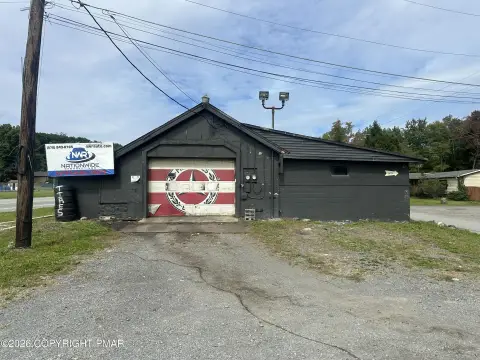 Auto Shop with Service Equipment