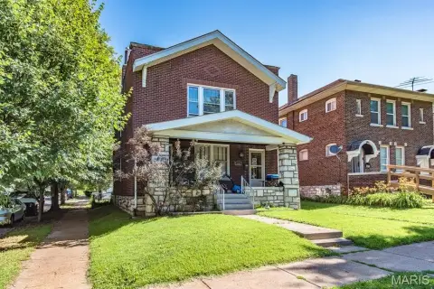 Brick Duplex with Detached Garage