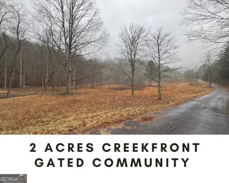 Hiawassee Creekfront Land for Sale