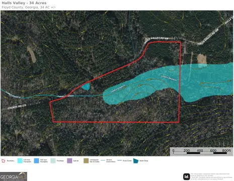 34 Acres of Hardwood Forest