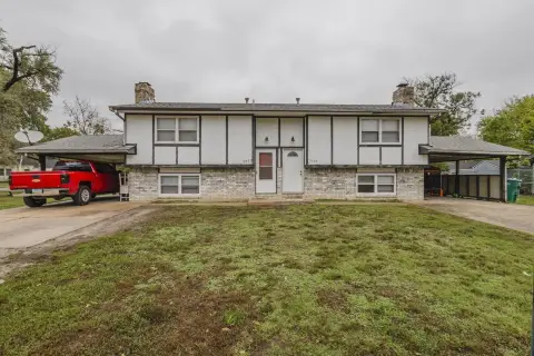 Side-by-Side Duplex with Carports