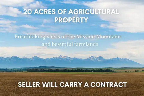 Farmland With Mountain Views