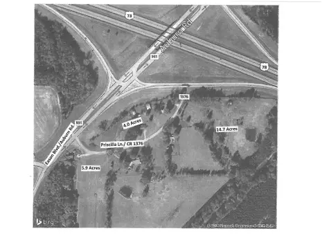 Tupelo Land Parcel on Highway