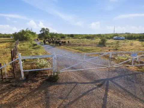 Fenced Agricultural Land