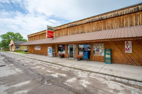 Grocery Store With Attached Garage