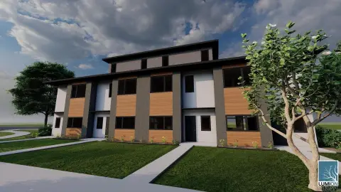 Two-Story Duplex with Private Elevator Access