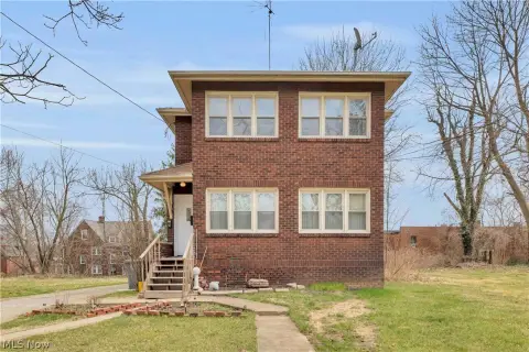 Brick Duplex with Detached Garage