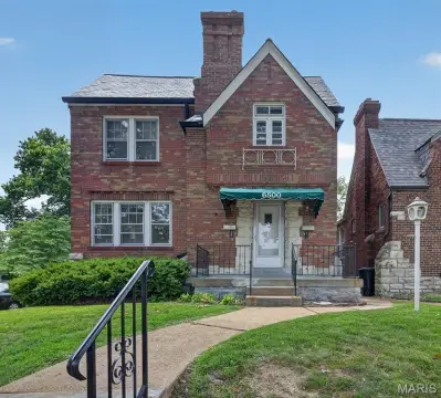 Brick Duplex with Detached Garage