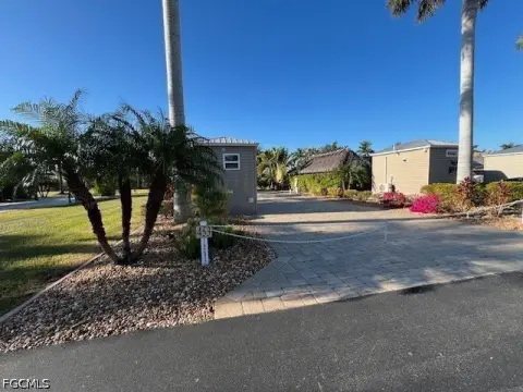 Paved Lot with Gazebo Structure