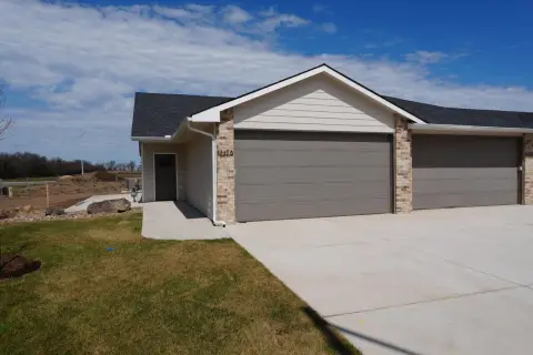 Zero-Entry Duplex with Attached Garage