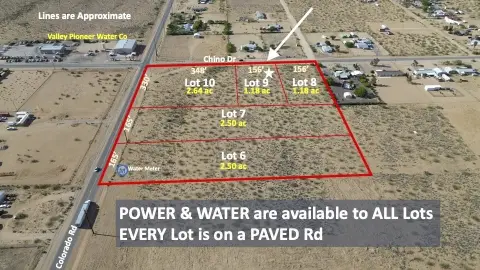 Golden Valley Land with Utilities