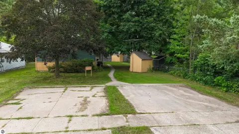 Duplex with Storage Sheds