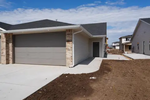 Zero-Entry Duplex with Attached Garage